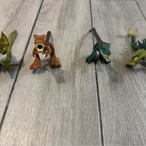 Jurassic World Mini Bendy Biters Figure 4-Pk